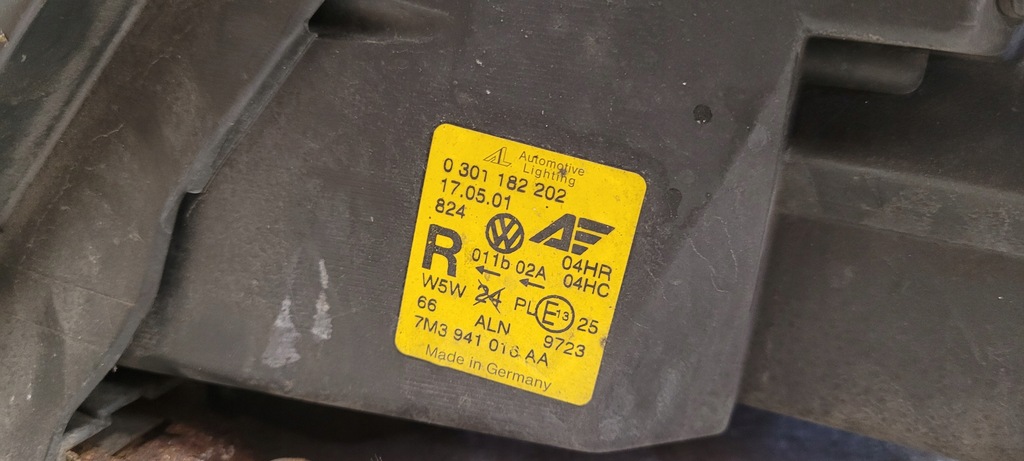 фото №10, Лампа przwy перед alhambra/ sharan lift 7m7941016m