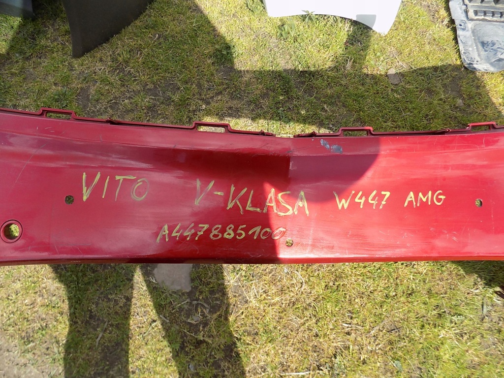 фото №14, Mercedes v klasa w447 amg бампер перед передній 0ryginał europa