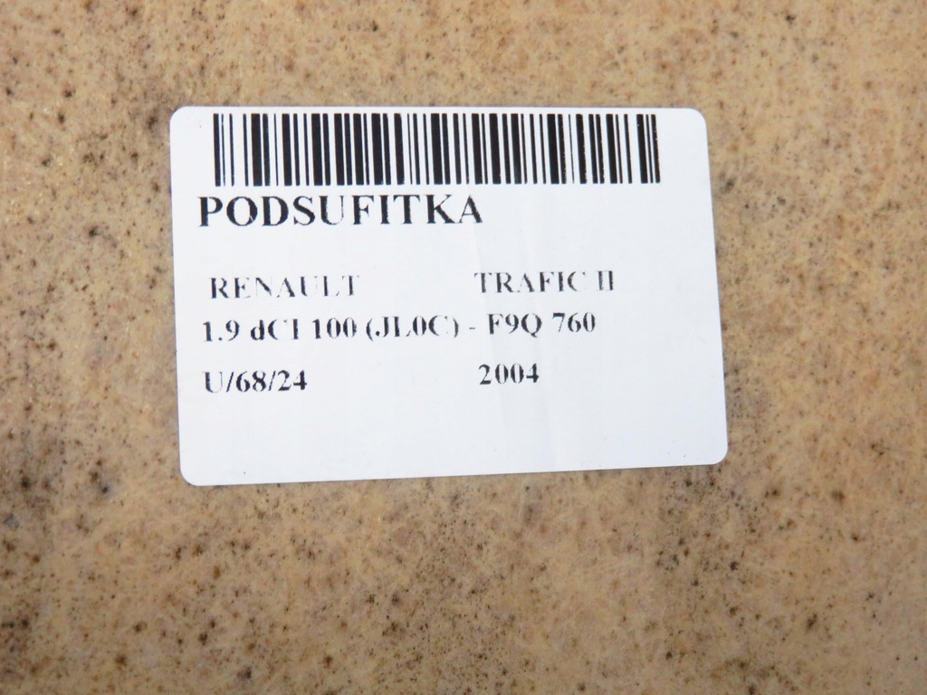 фото №9, Потолок renault trafic ii автобус