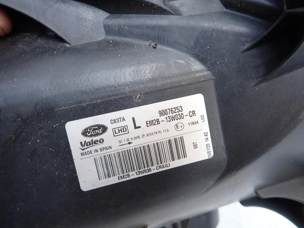 фото №9, Ford s-max ii 2 mk2 14-23 лампа перед передняя левая