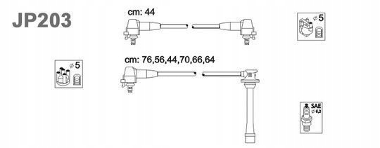 фото №1, Jp203/jan трубка. wys. nap. kpl. toyota jp203