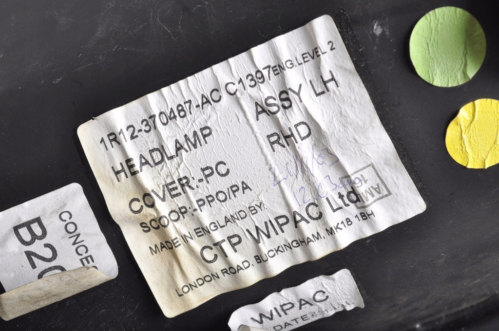 фото №9, Aston martin vanquish i лампа левая передняя anglik 1r12-370487-ac