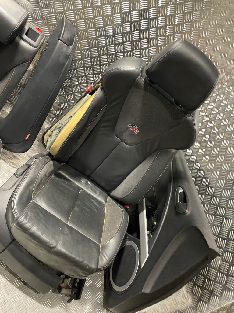 фото №11, Сиденья подогрев заднее сиденье обшивки салон кожа seat leon ii fr