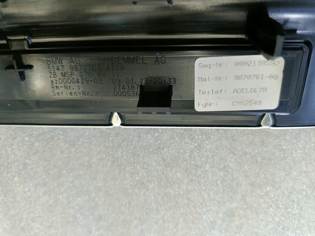 фото №9, Накладки пороговые накладки m bmw i7 7 g70 idealne !!! подсвечиваемые