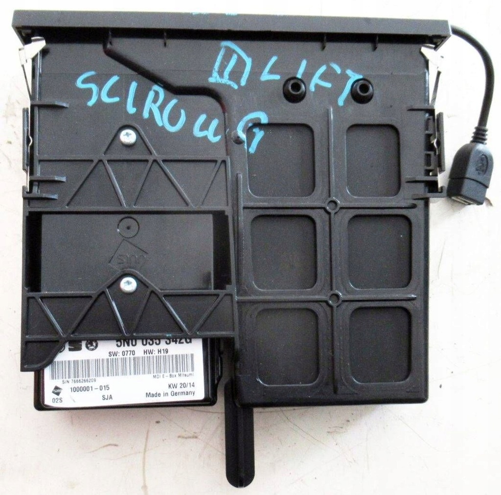 фото №1, Vw scirocco iii 1k8 lift r-line модуль блок управления интерфейс media 5n0035342g