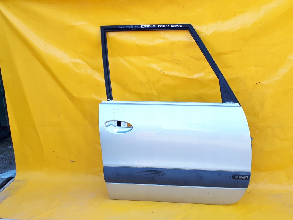 фото №3, Двері правий перед espace iii сріблястий