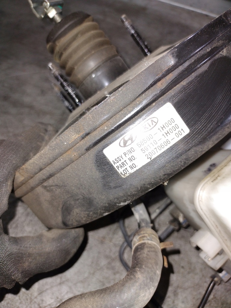 фото №6, Підсилювач гальм гальмівні 58500-1h000 kia ceed i 1.6 crdi