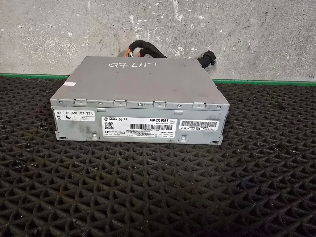 фото №1, Тюнер радіо модуль audi q7 4l lift 3.0 tdi 4g0035056e