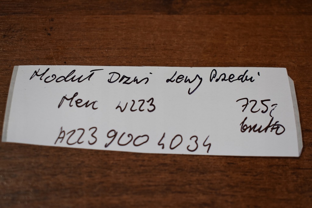 фото №4, Idealny модуль двері лівий передній mercedes w223 1