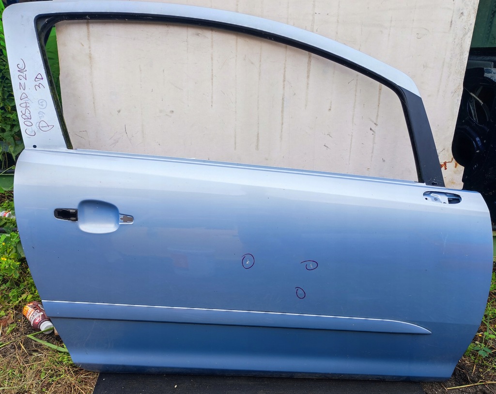 фото №1, Opel corsa d 3d двері правий перед передні z21c