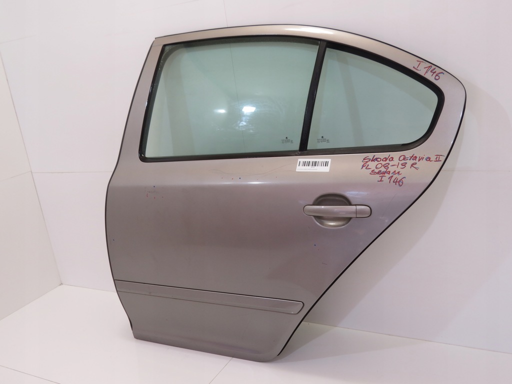 фото №11, Дверь левый задняя skoda octavia ii fl 08-13r #