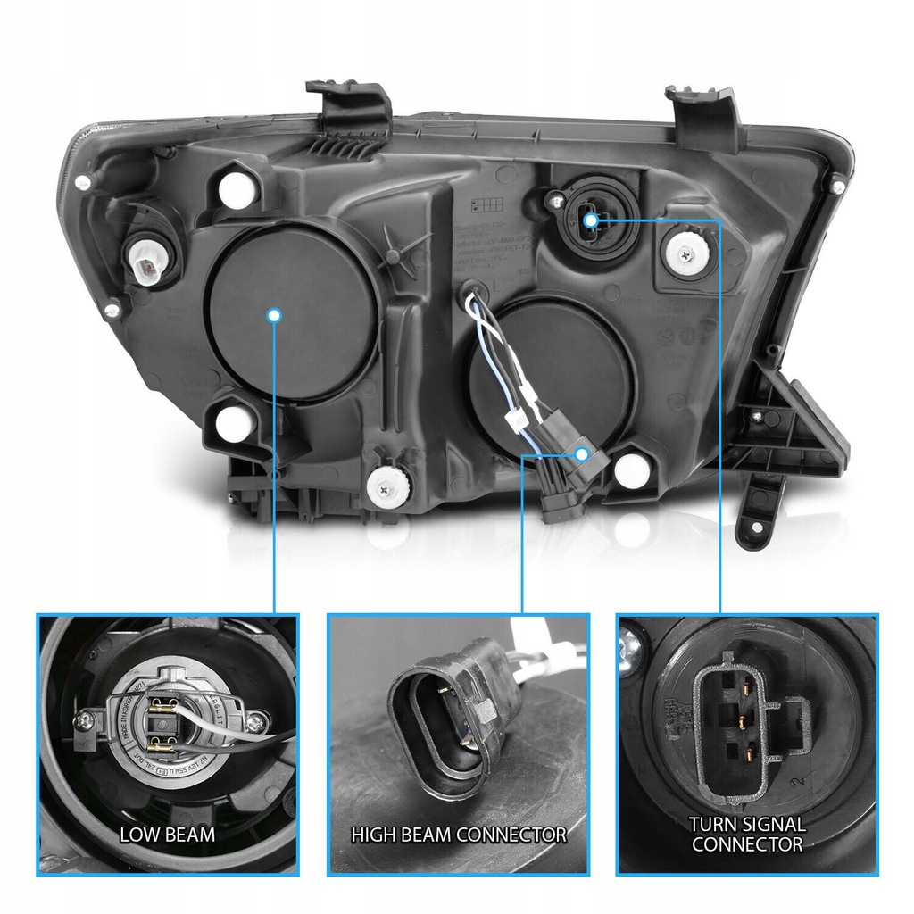 фото №6, Фари лампи перед тюнінг toyota tundra 07-13 sequoia 08-16 led лінза