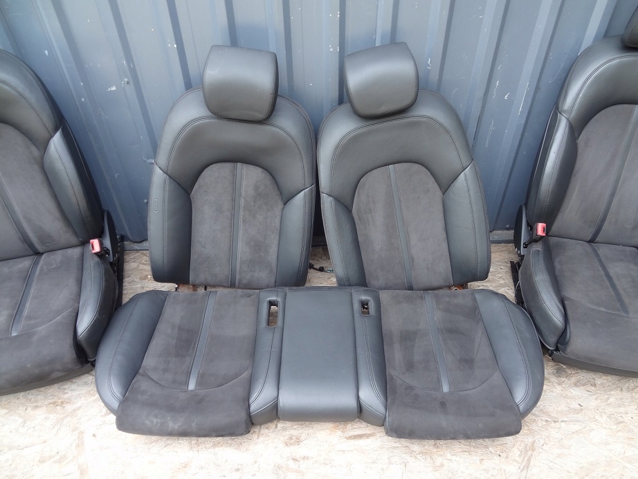 фото №6, Комплект сиденья обивка кожа alcantara с подогревом задняя audi a8 d4
