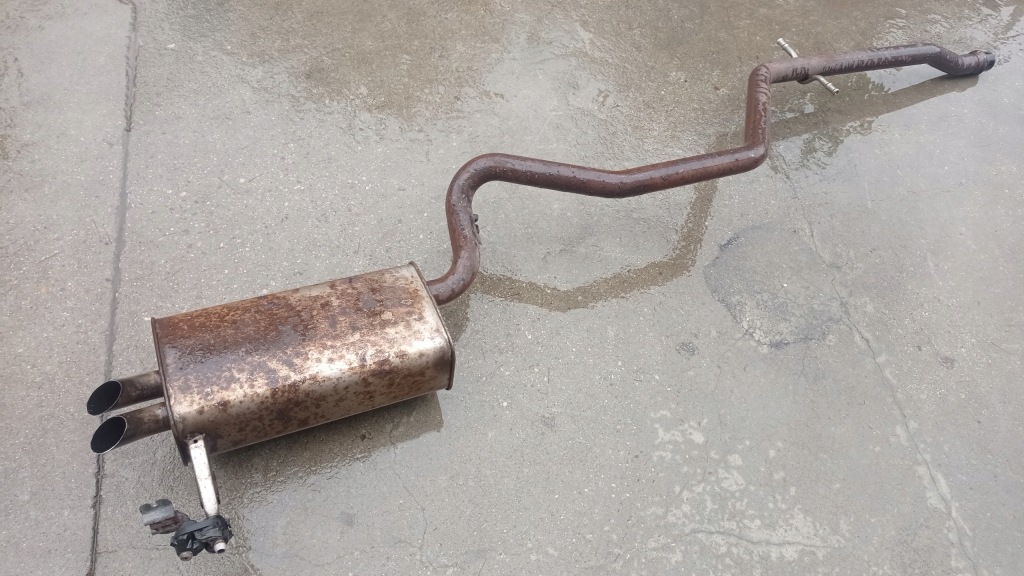 фото №2, Citroen c5 iii 2.0 hdi труба выхлопная гаситель