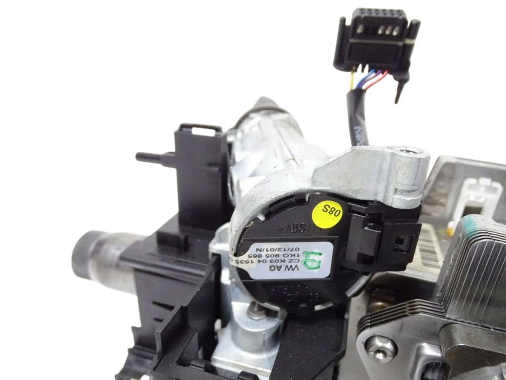 фото №11, Колонка кермова + замок запалювання + ключ з пульт vw golf v 5 2003-2009 eu