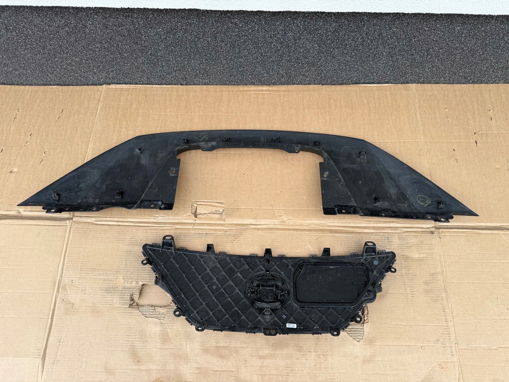 фото №8, Nissan leaf ii 2017- решётка радиатора решётка радиатора защита бампера хороший оригинал