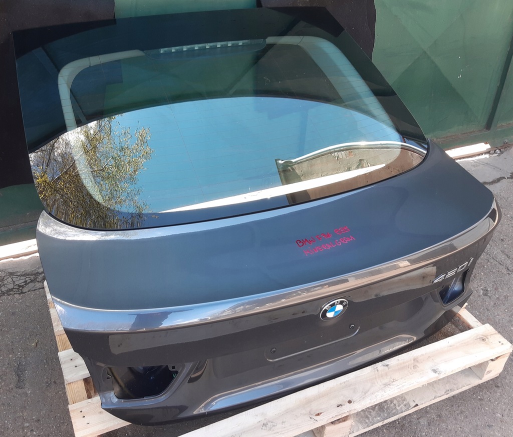 фото №9, Bmw 4 f36 gt 17r кришка багажника багажника b39 mineralgrau