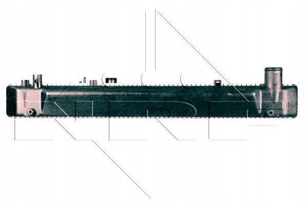 фото №1, Nrf радиатор toyota hiace 01-