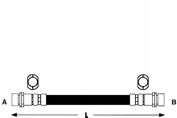 Купити Шланг гальмівний t mondeo седан 93-96 lpr