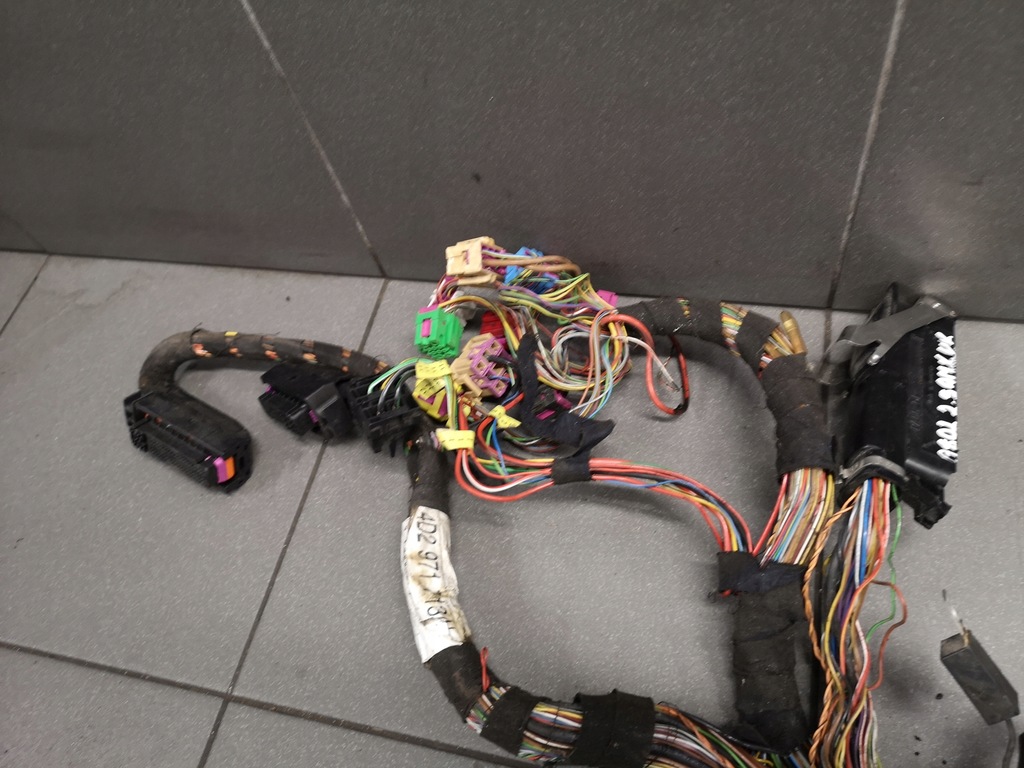 фото №8, Жгут двигателя audi a8 d2 2.8 uk amx 4d2971713al