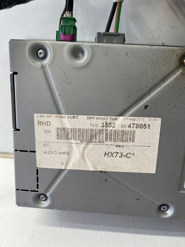 фото №3, Land rover velar l560 усилитель hx7319c164-cd