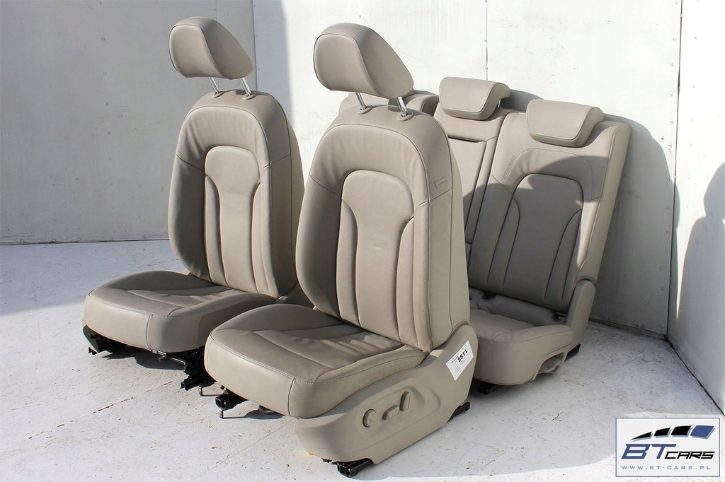 фото №5, Audi q5 сидіння комплект сидінь сидіння сидіння сидіння оббивка 8r шкіра ko