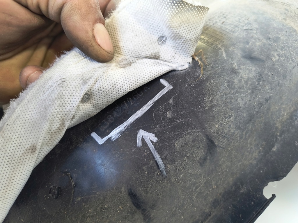 фото №5, Captur i подкрылок правое перед часть задняя 638427260r