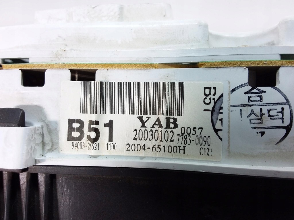 фото №9, Santa fe i 2.0 crdi счетчик приборы eu 2004-65100h