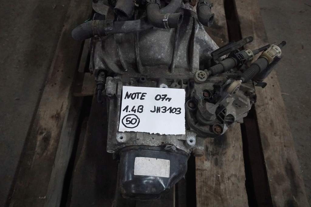 фото №9, Nissan note e11 двигатель коробка передач передач 1.4benzyna cr14 2007rok nr.50
