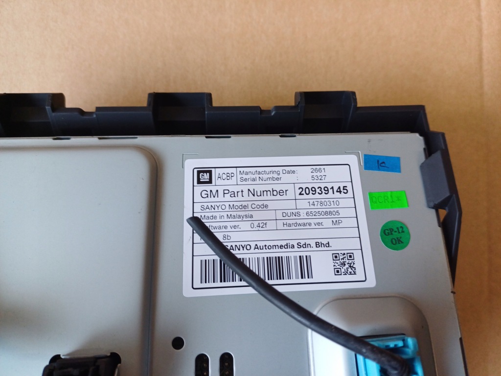 Набір мультимедійний opel astra j nr. 22830698 Ціна