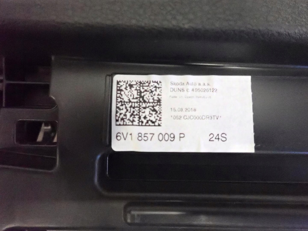 фото №6, Приборная панель консоль приборная панель skoda fabia iii 2014- 6v1857009p