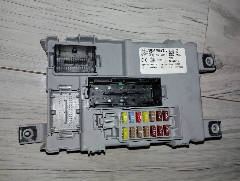 фото №1, Bsi модуль кузов fiat 500 28097429 00517869370