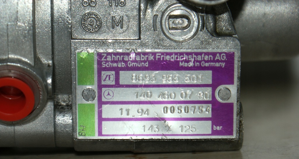фото №6, Насос підсилювача mercedes s-klasa c140 w140