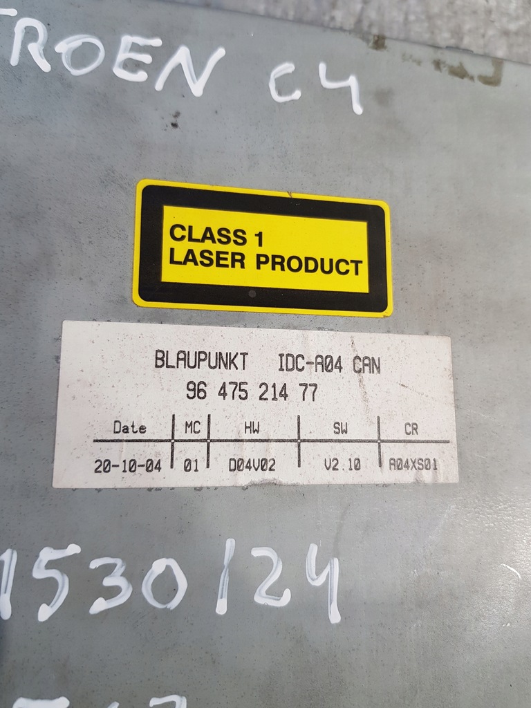 фото №6, Чейнджер blaupunkt citroen c4 peugeot 307