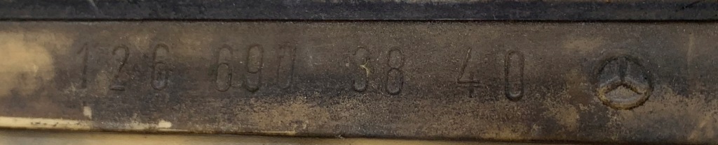 Mercedes-benz оригинальный номер 1266903840 молдинг дверь Доставка