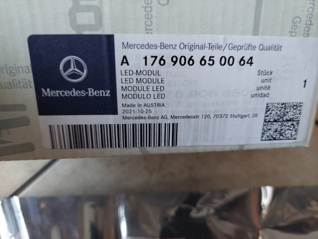 фото №4, Модуль led - mercedes a klasa w176 - cla w117 новий