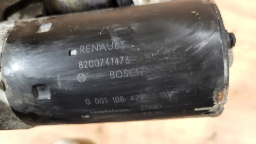 Стартер renault megane 3 3 hb 5d 08- 1,9 dci 8200741476 Оригинал