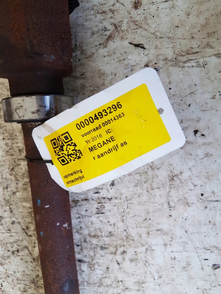 фото №3, Приводной вал правая renault megane iv 1.5 dci 391008707r