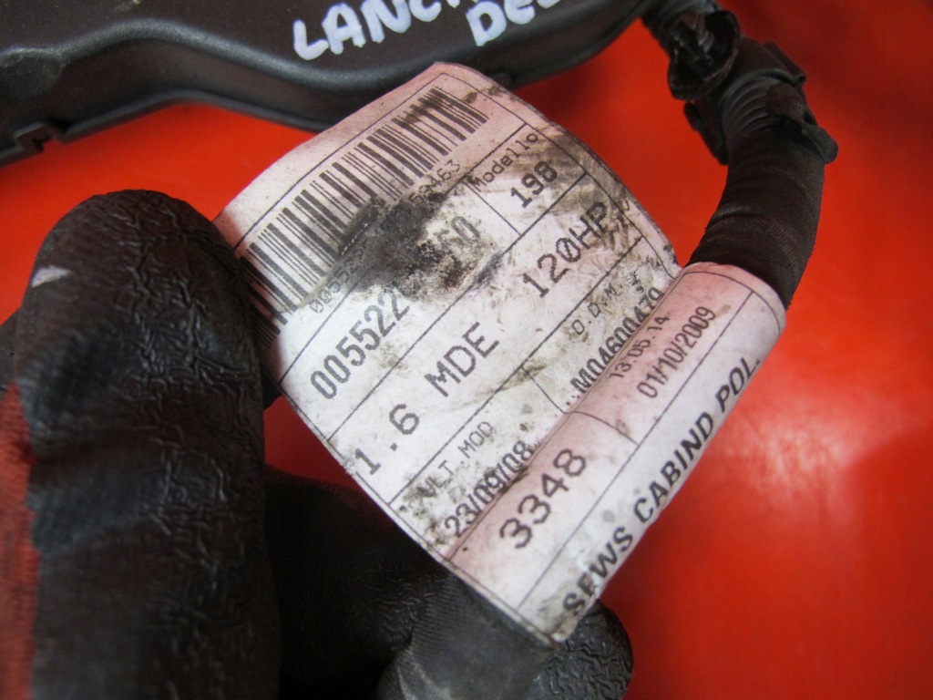 фото №9, Lancia delta iii 1.6 mj електропроводка джгут двигуна