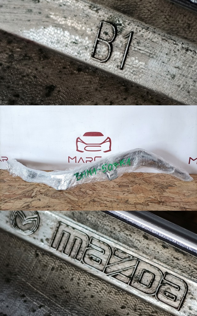 Mazda 3 3 рестайлинг  молдинг хром решётка радиатора левая перед bhn1-507k1 в Украине