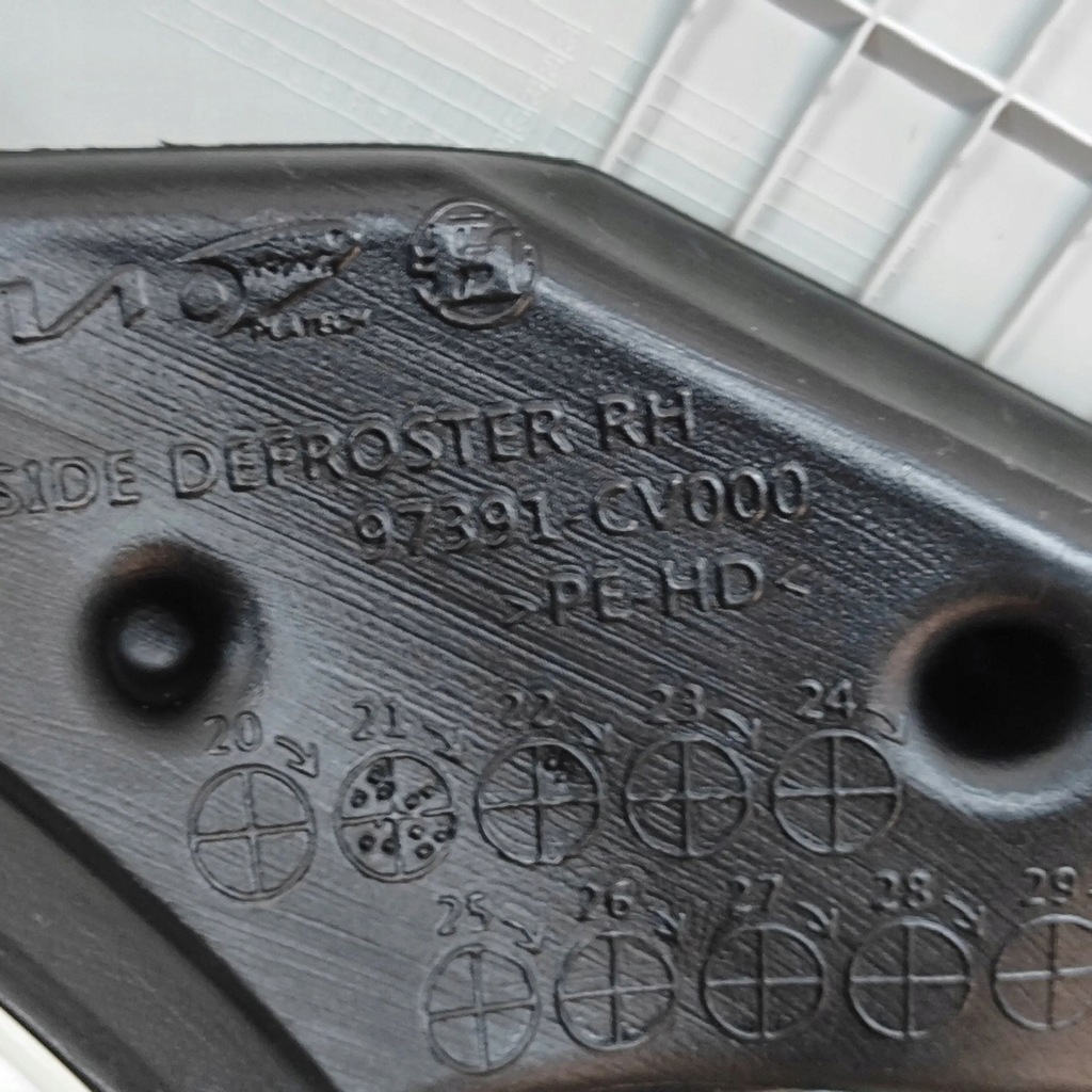 фото №6, Kia ev6 2022 права сторона захист стійка скло передньої / a