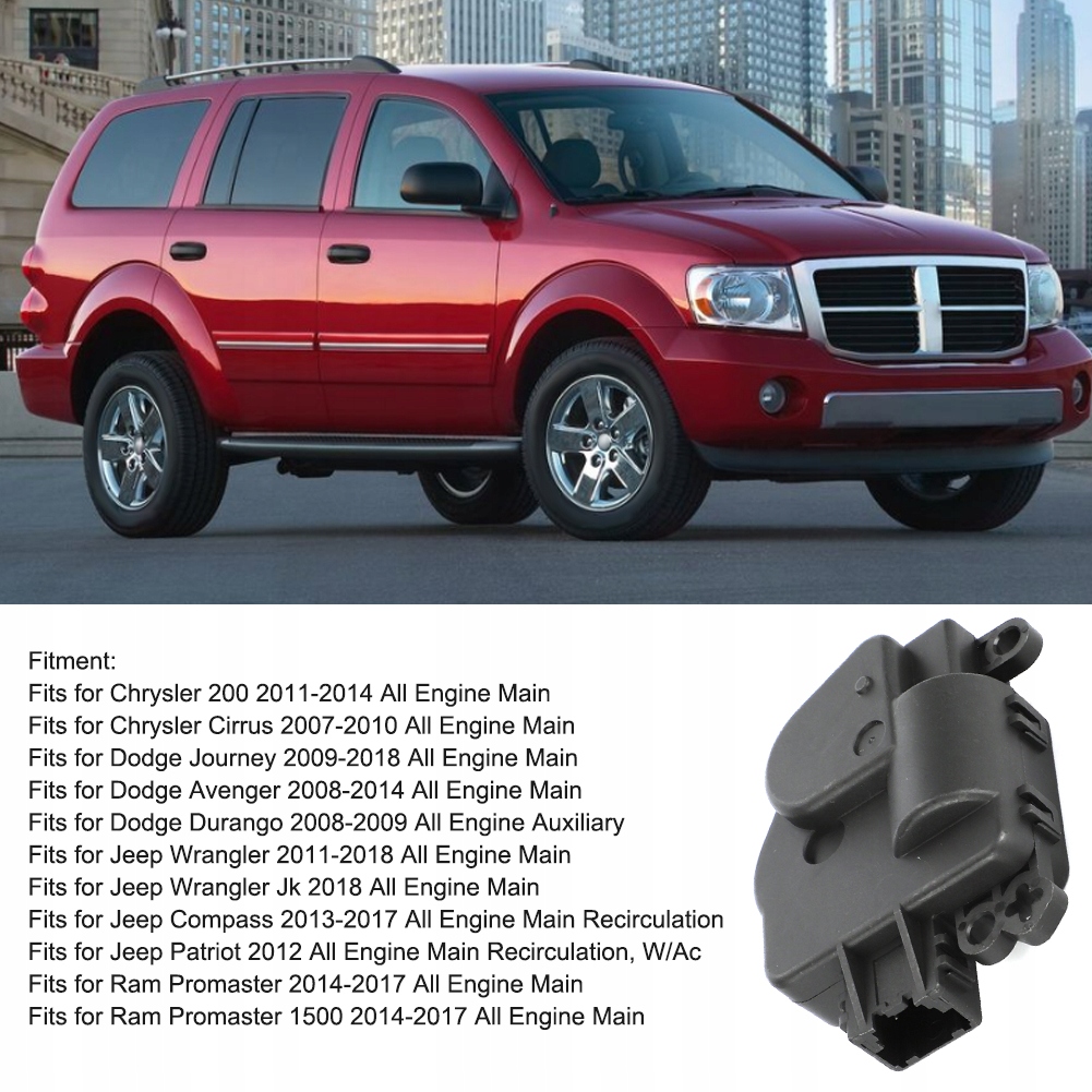 фото №11, Привод дверной радиатора hvac 68018109aa pasuje do chrysler cirrus