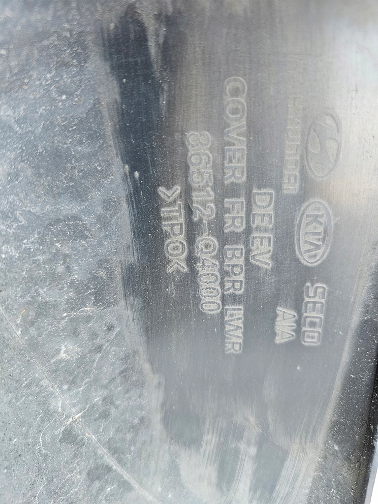 фото №16, Dół бампера бампер спойлер kia niro lift 2019- перед e-niro