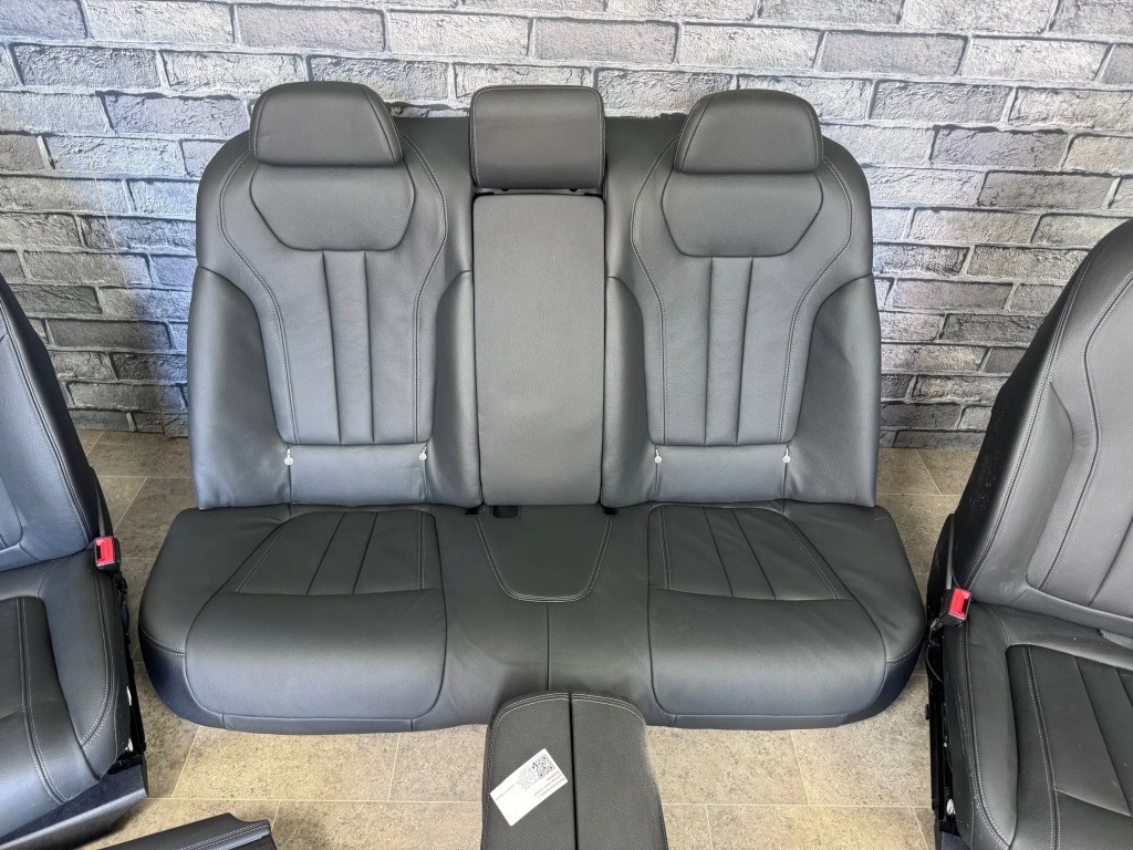 фото №8, Комплект сидіння заднє сидіння обшивки тунель bmw 7 g12 шкіра dakota schwarz