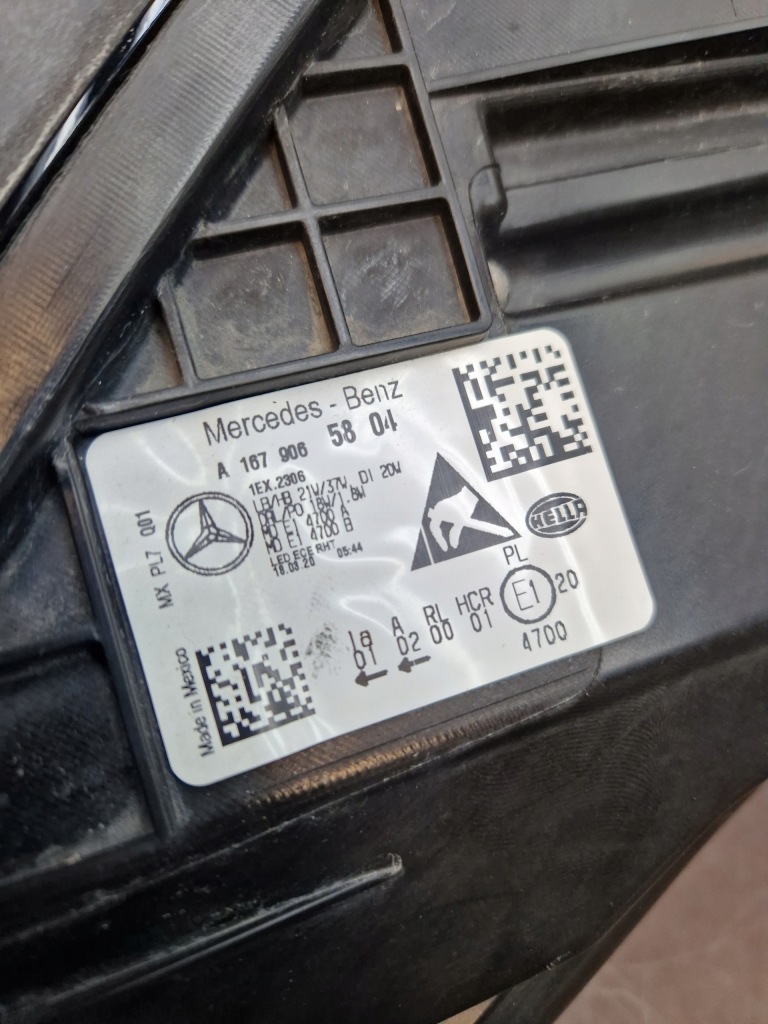 фото №8, Mercedes gle w167 лампа перед права full led