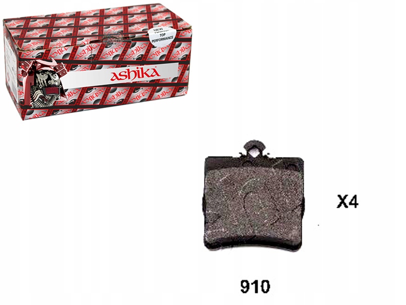 фото №1, Гальмівні колодки гальмівні chrysler crossfire 3.2 ashika