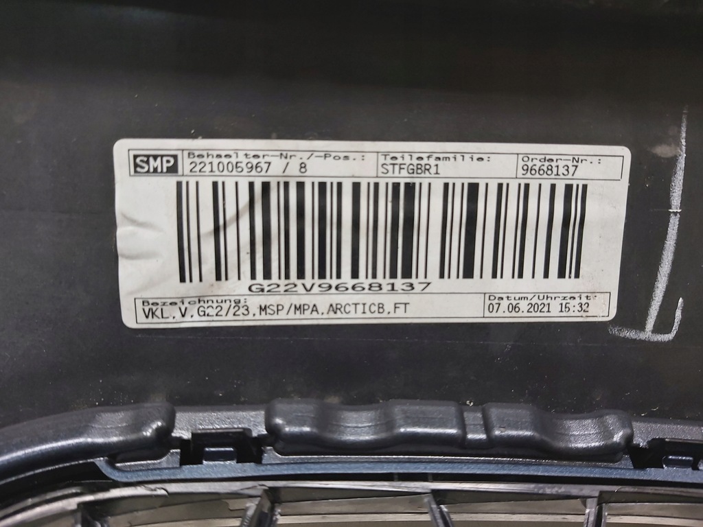 фото №14, Бампер перед решётка радиатора bmw seria 4 g22 g23 m-pakiet