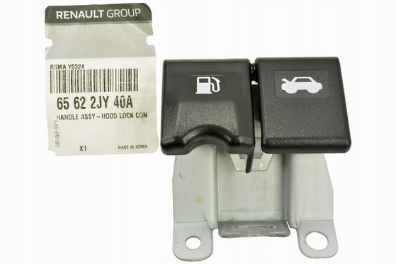 фото №1, Рычаг открывания капот заливной топлива renault koleos i оригинальный номер 65622jy40a