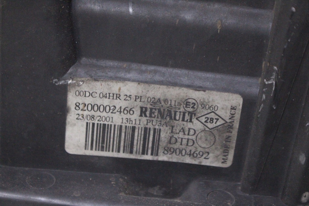 фото №3, Лампа права передня renault laguna ii 1.9dci