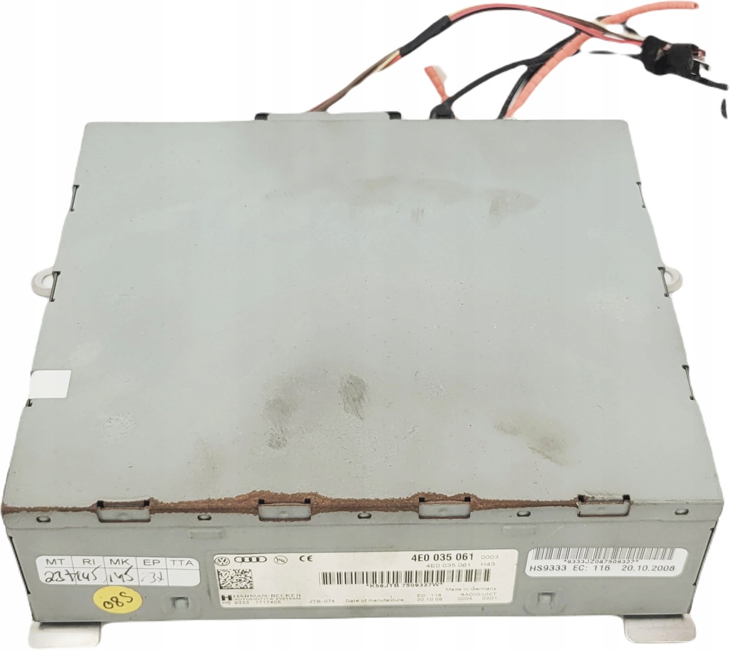 фото №1, Audi a8 d3 lift модуль тюнер радио 4e0035061